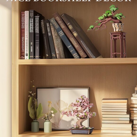 ROBOTIME Sakura Bonsai 3D Puzzles Wooden Artificial Cherry Blossom Tree DIY Mode - Picture 4 of 7